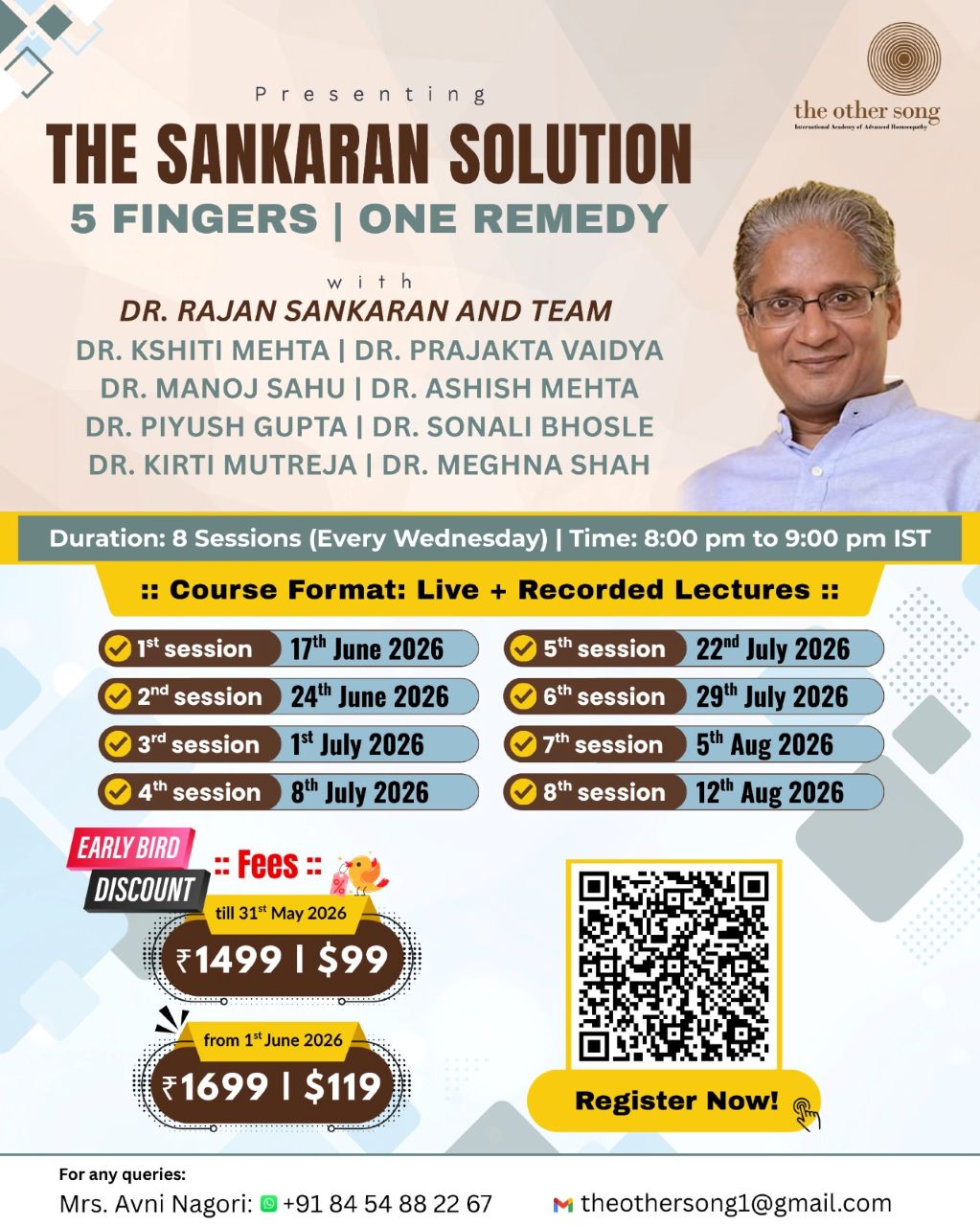 The Sankaran Solution- 5 Fingers. One Remedy.
