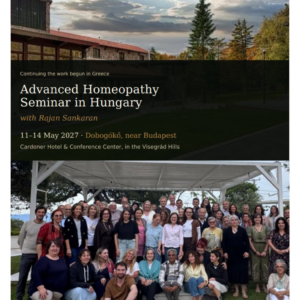 Advanced Homeopathy Seminar in Hungary