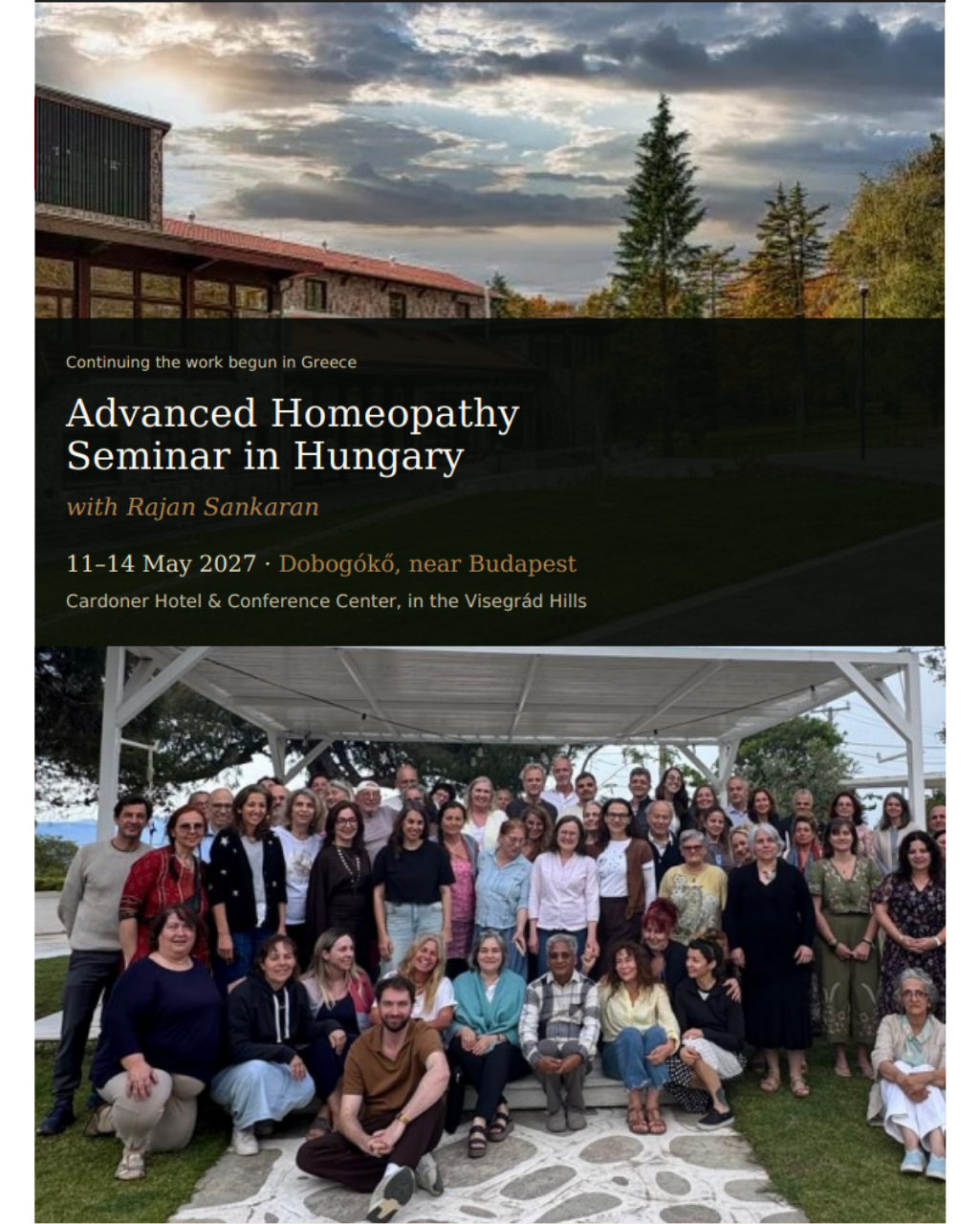 Advanced Homeopathy Seminar in Hungary